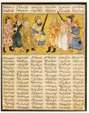 The Shahnameh or Shah-nama is an enormous poetic opus written by the Persian poet Ferdowsi around 1000 AD and is the national epic of the cultural sphere of Greater Persia. Consisting of some 60,000 verses, the Shahnameh tells the mythical and historical past of (Greater) Iran from the creation of the world until the Islamic conquest of Persia in the 7th century.<br/><br/>

The work is of central importance in Persian culture, regarded as a literary masterpiece, and definitive of ethno-national cultural identity of Iran. It is also important to the contemporary adherents of Zoroastrianism, in that it traces the historical links between the beginnings of the religion with the death of the last Zoroastrian ruler of Persia during the Muslim conquest.