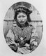 Japan: Seated Ainu woman, Arnold Genthe, 1908